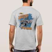 淡色のハリアーのカスタムなワイシャツ- Tシャツ (裏面)