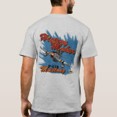 淡色のムスタング- Tシャツ (裏面)