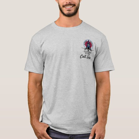 淡色のF-4幻影のカスタムなワイシャツ- Tシャツ (正面)