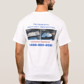 淡色のTシャツのスタイル#1 Tシャツ (裏面)