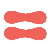 淡色サンセットオレンジコーラルレッド 野球ボール (パネル)