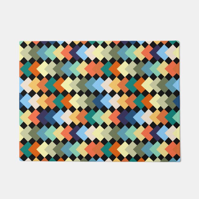 淡色ダイヤモンド ドアマット (正面)