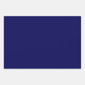 淡色ミッドナイトブルー ラッピングペーパーシート (正面)