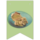 淡色卵 | イースターパーティー バンティングフラッグ (第1の旗)