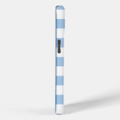 淡青と白のギンガムパターン Case-Mate iPhoneケース (裏面 / 右)