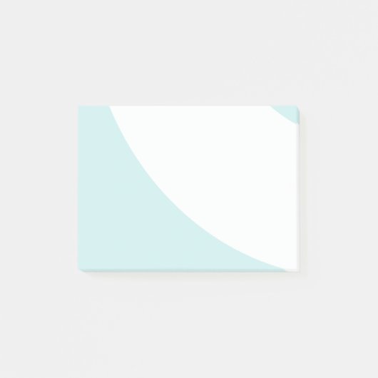 淡青と白の渦巻き ポストイット (正面)