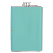 淡青オエレガントレンジミニマルモダンリスト フラスク (裏面)