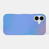 淡青空オンブレアート iPhone 16ケース (裏面横)
