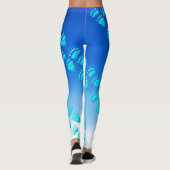 淡青色くま足-レギンス レギンス (裏面)