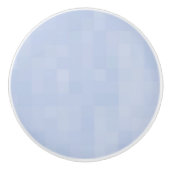 淡青色のパターン –  セラミックノブ (正面)