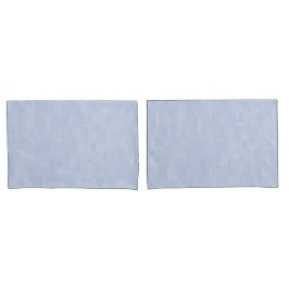 淡青色のパターン – 枕カバー