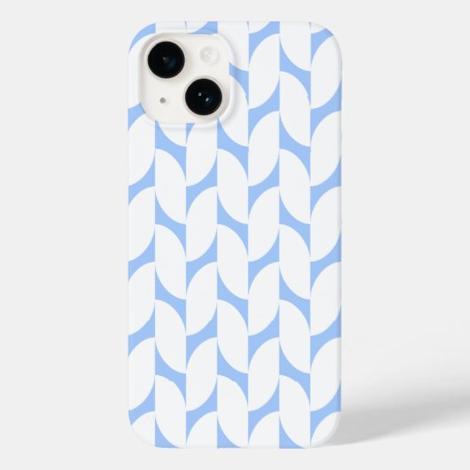 淡青色ミニマル幾何学模様の電話ケース Case-Mate iPhoneケース (裏面)