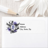 淡青色リボンおよび翼前立腺癌 ラベル (インサイチュ)