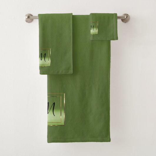 淡黄緑の黄色緑はそれにあなたのを勾配します バスタオルセット (インサイチュ)