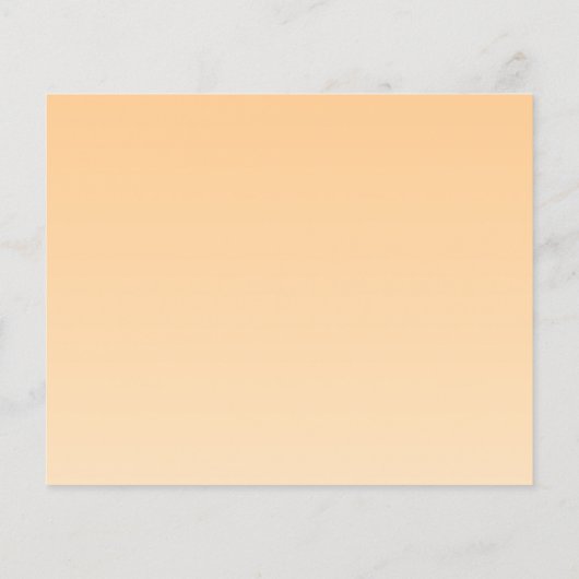 淡黄色とオレンジ色のグラデーション チラシ (裏面)