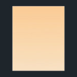 淡黄色とオレンジ色のグラデーション チラシ<br><div class="desc">淡黄色とオレンジグラデーション色。</div>