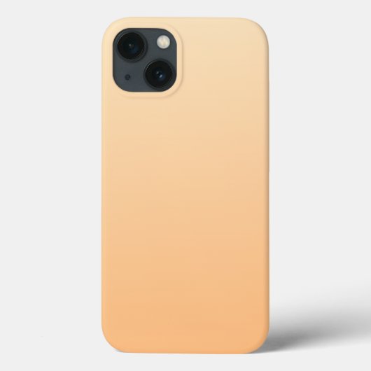 淡黄色とオレンジ色のグラデーション Case-Mate iPhoneケース (裏面)