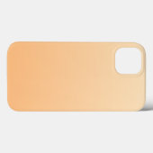 淡黄色とオレンジ色のグラデーション Case-Mate iPhoneケース (裏面 (横))
