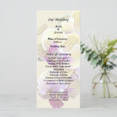 淡黄色とマゼンタのファレノプシス・ラン プログラム (スタンド正面)