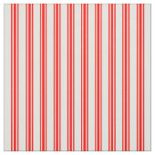 淡黄色と赤色の線 ファブリック (見本)