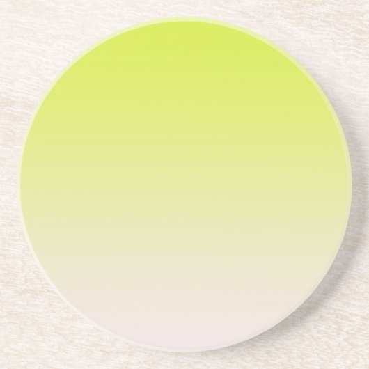 淡黄色のグラデーション コースター (正面)