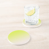 淡黄色のグラデーション コースター (側面)