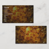 淡黄色の固まり 名刺 (正面/裏面)