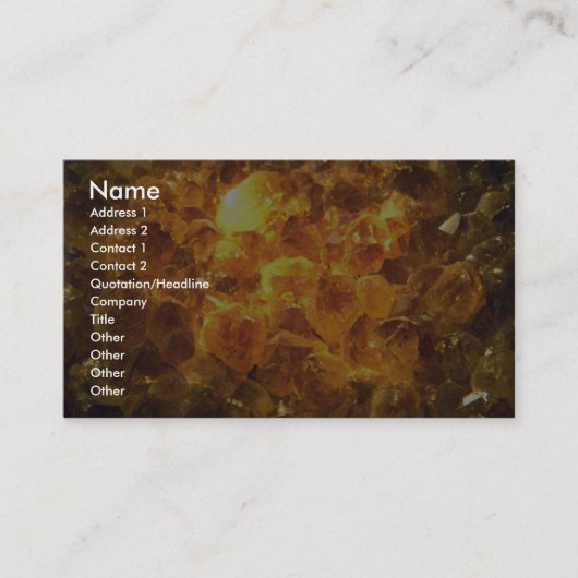 淡黄色の固まり 名刺 (正面)