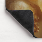 淡黄色の宝石用原石の写真 マウスパッド (コーナー)