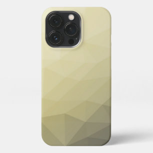 淡黄色の灰色の網グラデーション目模様モノグラム iPhone 13 PROケース
