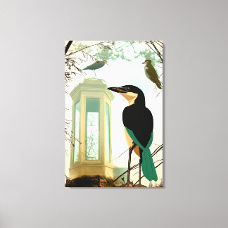 深いが寒くなる前に息を吐く。 キャンバスプリント