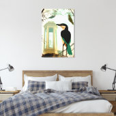 深いが寒くなる前に息を吐く。 キャンバスプリント (インサイチュ (寝室))