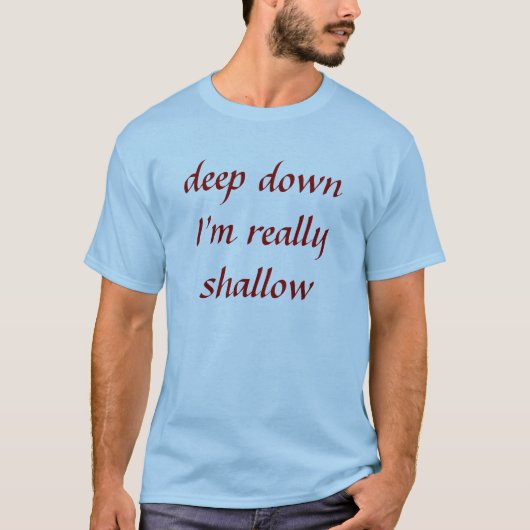 深いところでは Tシャツ (正面)