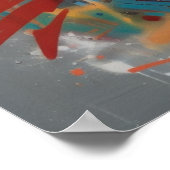 深いと興味をそそるグラフィティアートポスター ポスター (角)