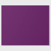 深いに富んだ飽和紫王室の ラッピングペーパー (フラット)