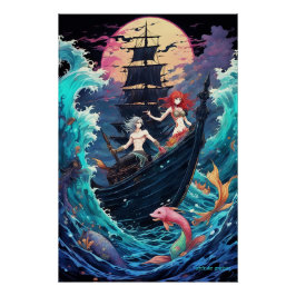 深いのウィスパー：水中オデッセイポスター ポスター