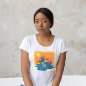 深いのテキサス州 Tシャツ