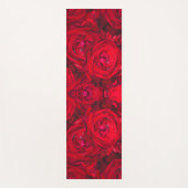 深いのバラ模様 ヨガマット (正面)