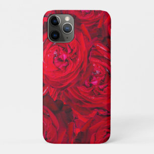 深いのバラ模様 iPhone 11 PROケース
