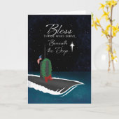 深いの下 – サブマリンホリデーカード カード (黄色い花)