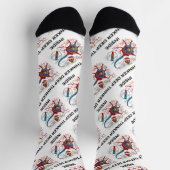 深いの中のシンカーのニューロンのシナプスギーク姿勢 ソックス (上部)