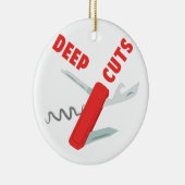 深いの切口 セラミックオーナメント (右)