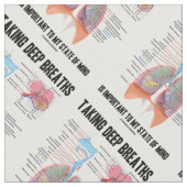 深いの呼吸は私の州心にとって重要だ ファブリック (クローズアップ)