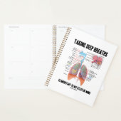 深いの呼吸は私の州心にとって重要だ プランナー手帳 (ディスプレー)