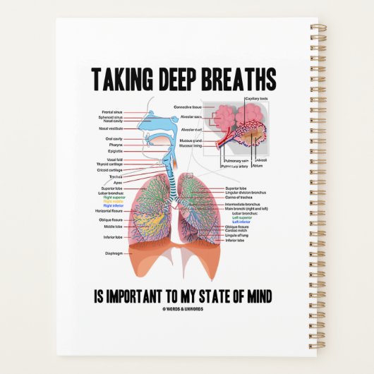 深いの呼吸は私の州心にとって重要だ プランナー手帳 (裏面)