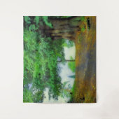 深いの息を！魅力的な風景 タペストリー (正面)