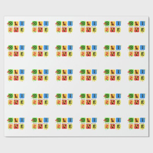 深いの愛救生活 ラッピングペーパー (シーム)