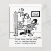 深いの根管で足指の爪を取り除く? ポストカード (正面)