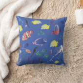 深いの海終了 クッション (ブランケット)