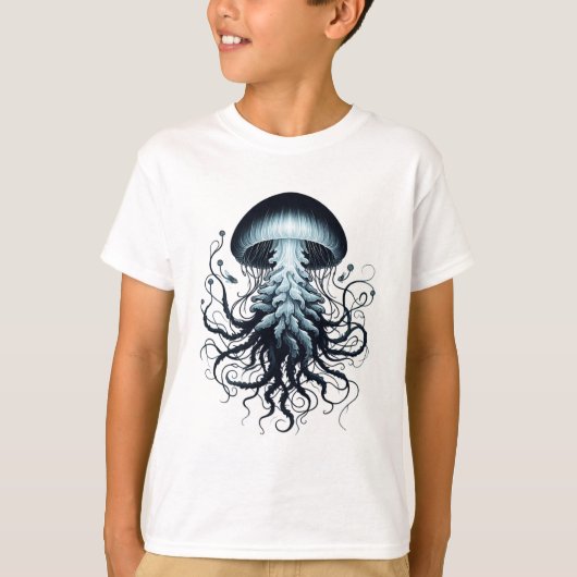 深いの物語 – Jelly fish Tシャツ (正面)